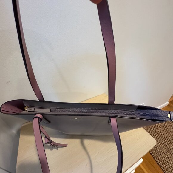 🌹 Kate Spade Lawton Way Rose Tote Bag | Smooth Leather | Great Condition - Picture 10 of 14